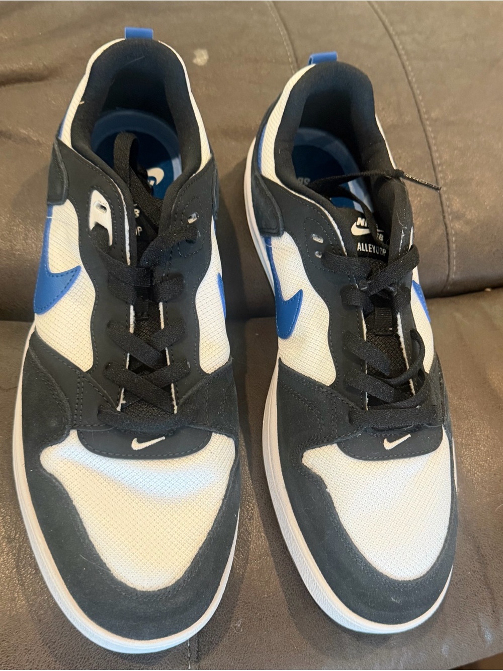 Nike SB Alleyoop Men’s Black, White & Blue Low-Top Sneakers